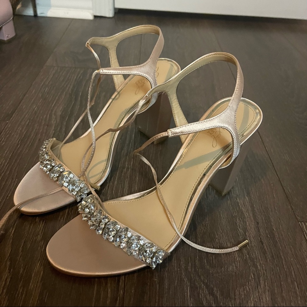 Jewel heels by Badgley Mischka